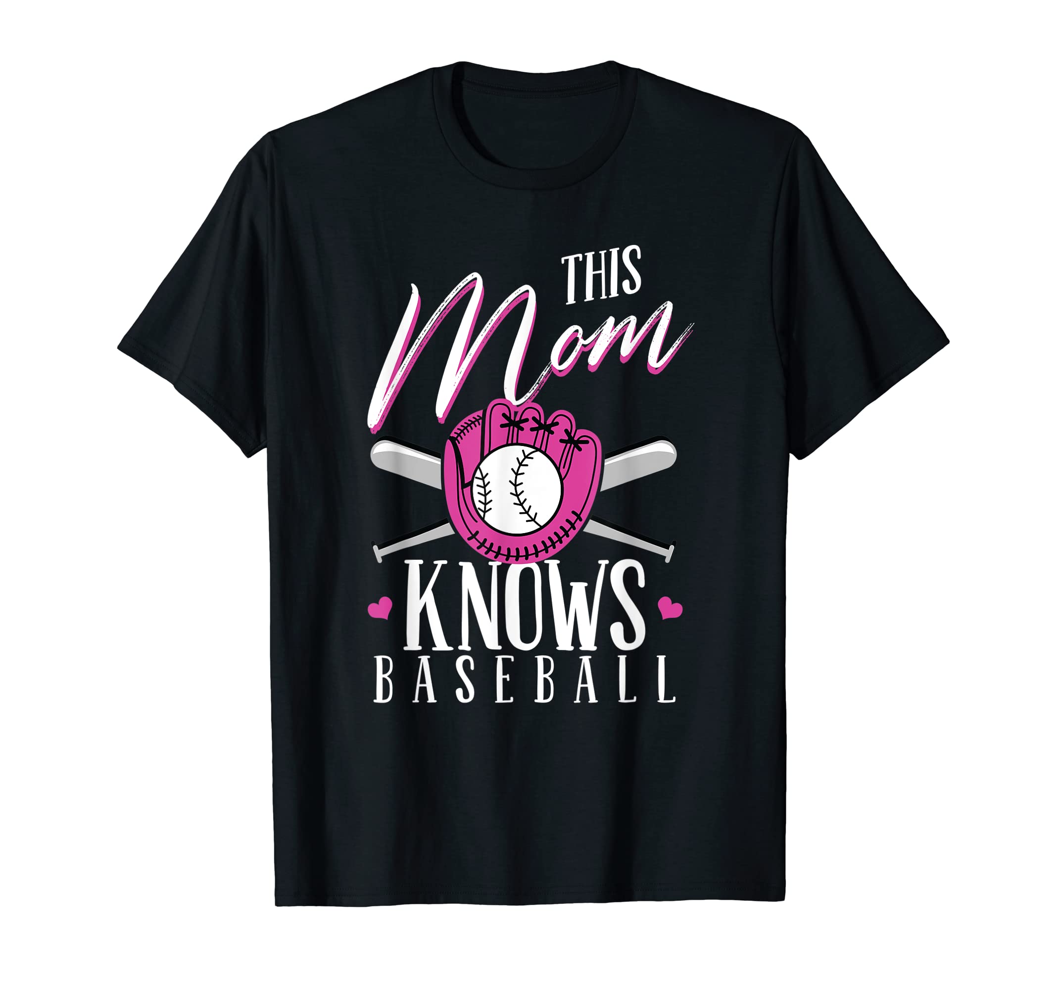 This Mom Knows Baseball Baseball T-Shirt - Casual Everyday Wear Unisex - T-Shirt, Sweatshirt, Hoodie