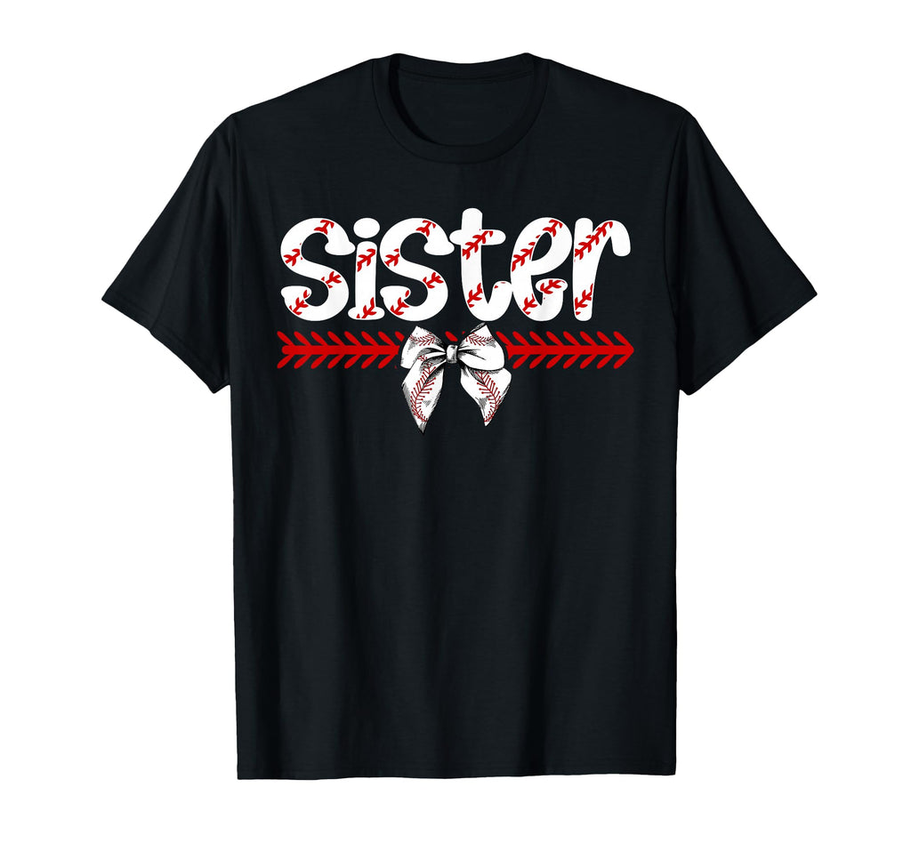 Baseball Sister Proud Sister T-Shirt - Custom Art Print for Adults - T-Shirt, Sweatshirt, Hoodie