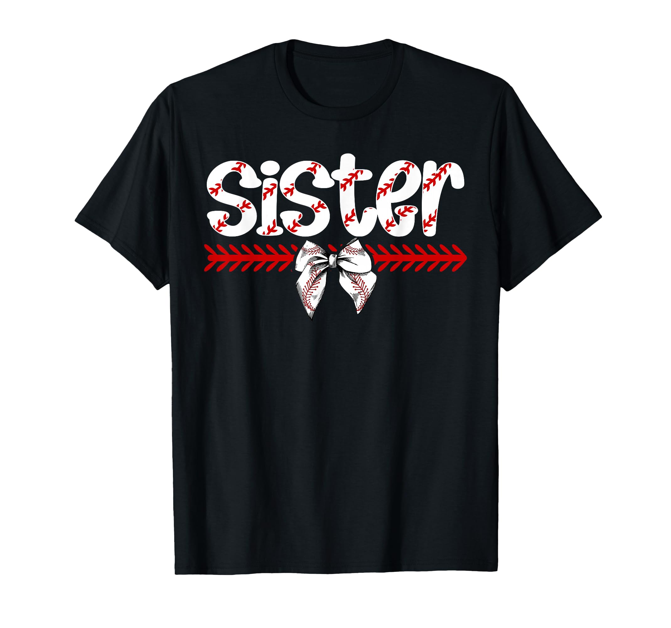 Baseball Sister Proud Sister T-Shirt - Custom Art Print for Adults - T-Shirt, Sweatshirt, Hoodie
