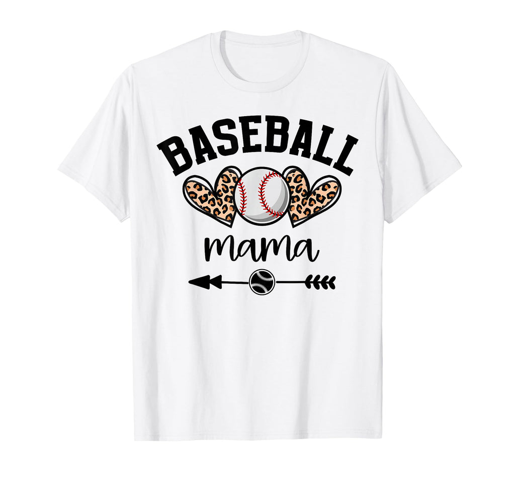 Baseball Mama Womens Baseball Mama T-Shirt - Custom Art Print Men Women - T-Shirt, Sweatshirt, Hoodie
