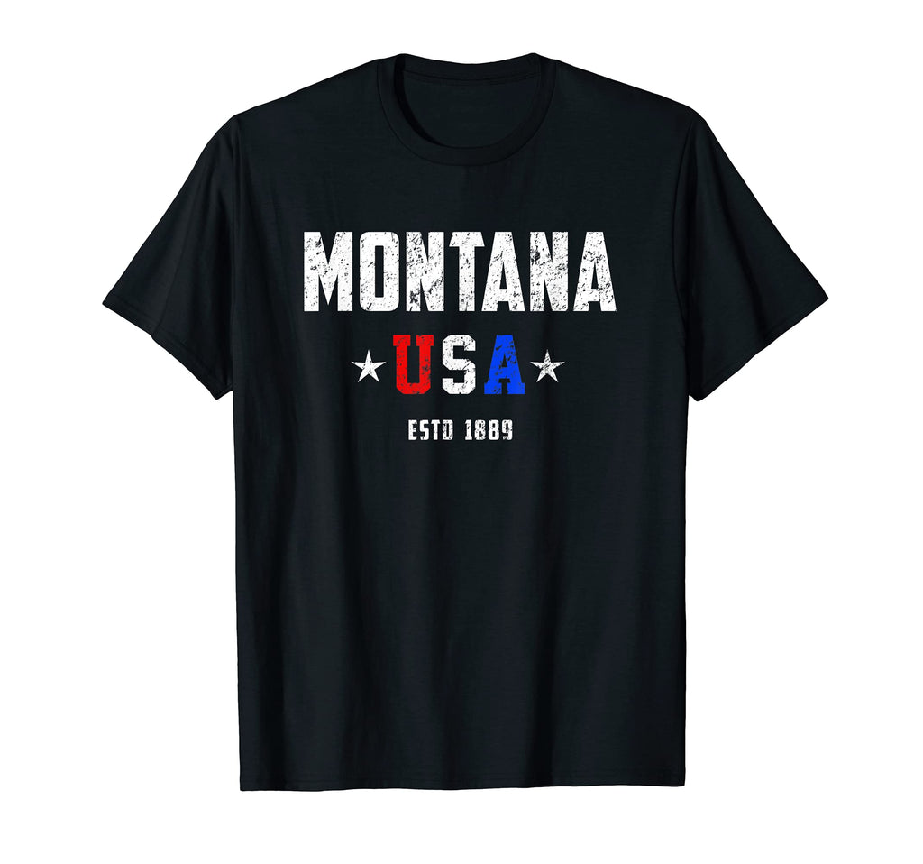 Montana Patriotic Usa Montana T-Shirt - Streetwear Style for Adults - T-Shirt, Sweatshirt, Hoodie