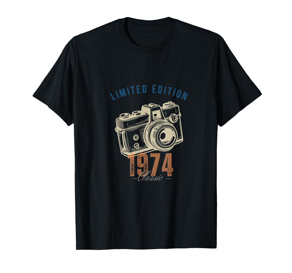 1974 Camera T-Shirt - Novelty Apparel Men Women - T-Shirt, Sweatshirt, Hoodie