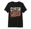 Cheer Mom Mother Bow Cheerleader Game T-Shirt - Graphic Print Men Women - T-Shirt, Sweatshirt, Hoodie
