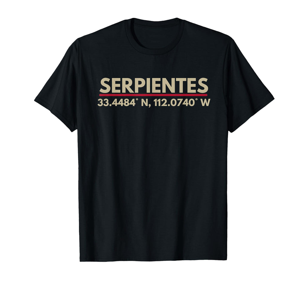 Serpientes Arizona Az Fans Latitude T-Shirt - Minimalist Print for Adults - T-Shirt, Sweatshirt, Hoodie