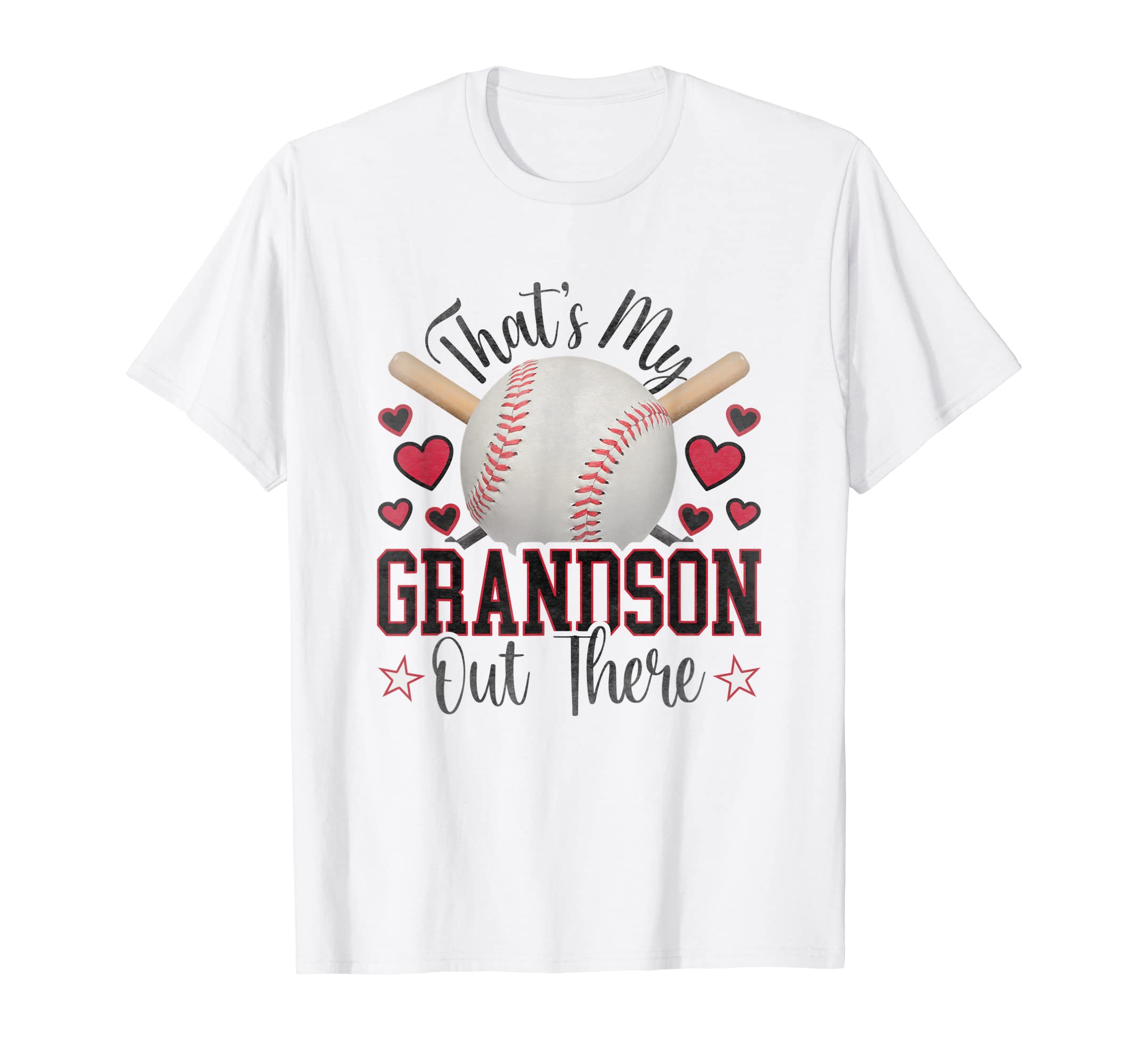 Thats My Grandson Out There Baseball T-Shirt - Unique Graphic Men Women - T-Shirt, Sweatshirt, Hoodie