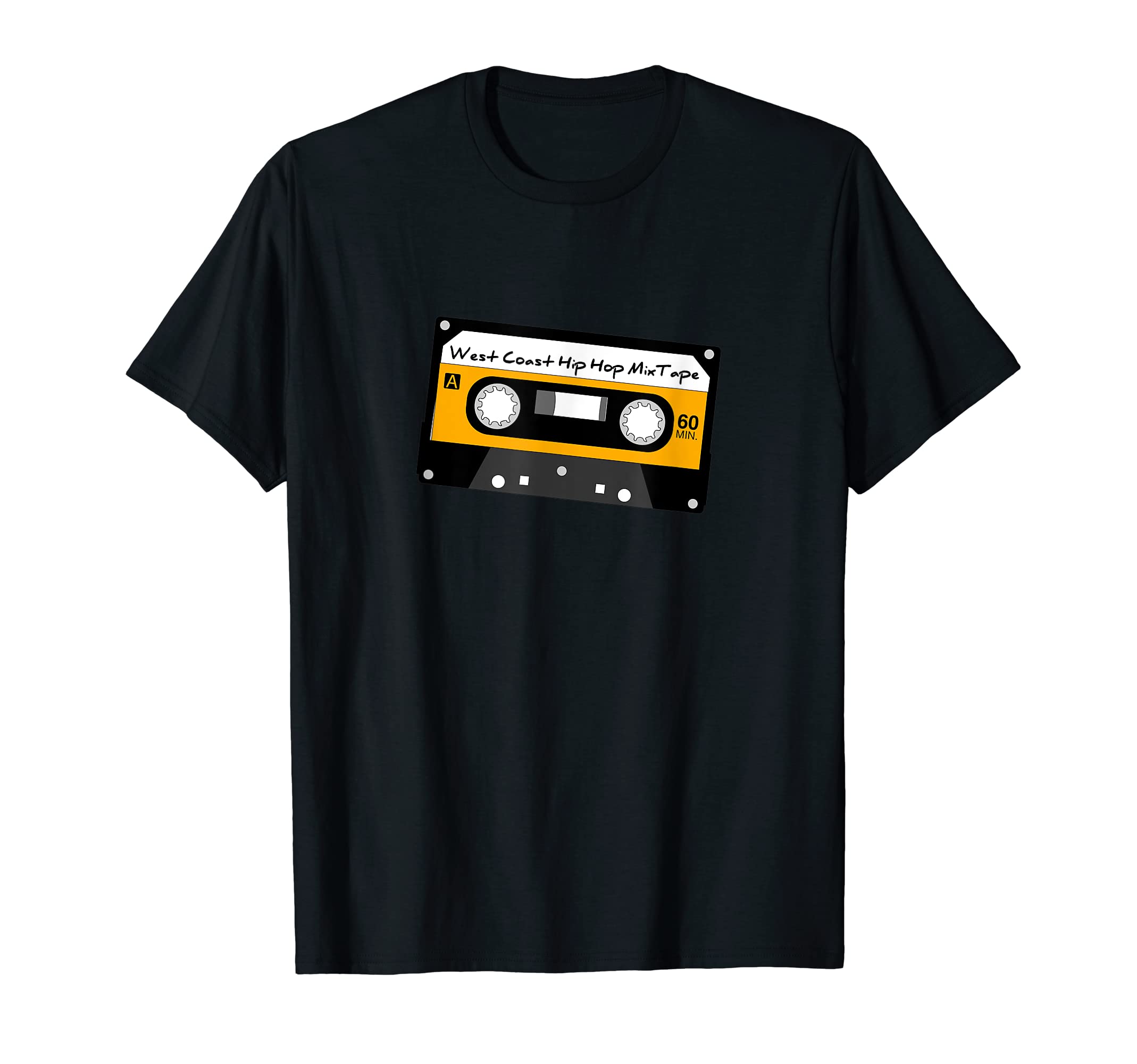 West Coast Hip Hop Mixtape Dj Cassette T-Shirt - Unique Graphic Men Women - T-Shirt, Sweatshirt, Hoodie