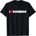 I Love Dominos Clothing - Adult & Kids T-Shirts, Sweatshirts & Hoodies apparel design preview 1