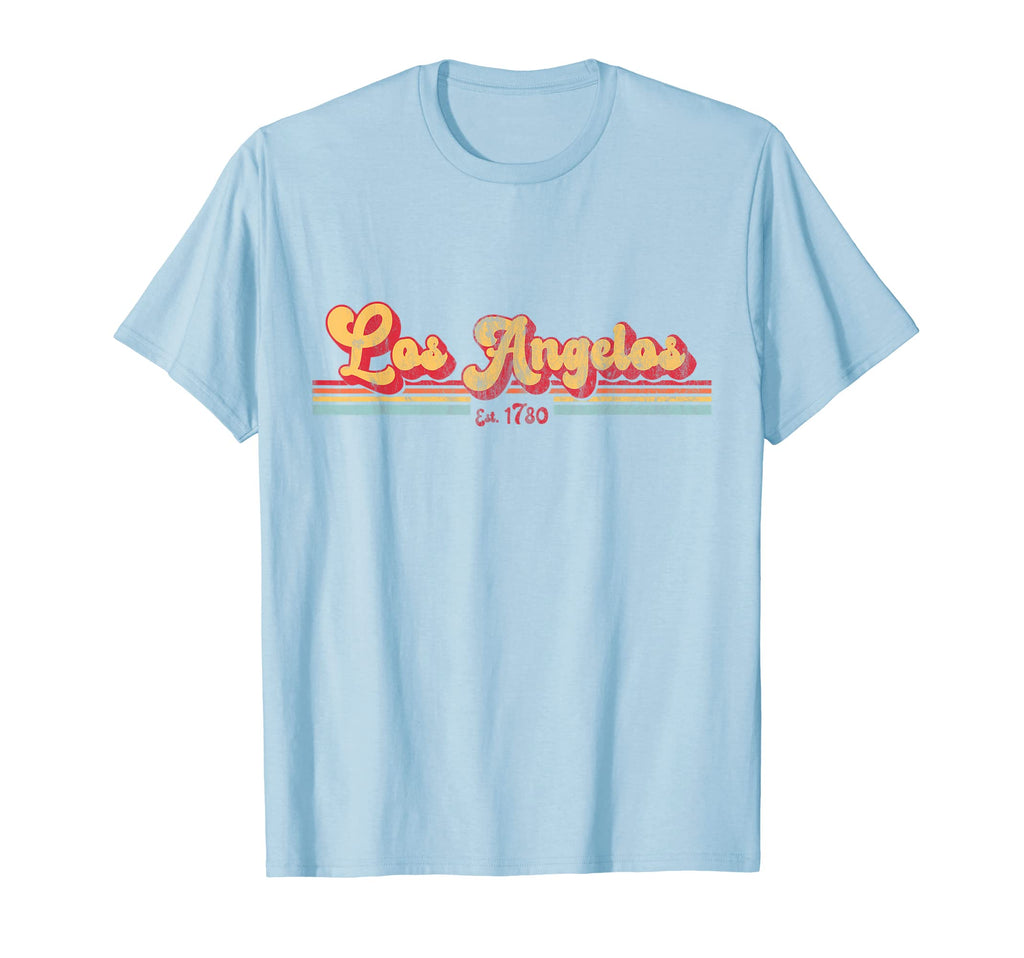 Los Angelos Stripes 70S 80S California T-Shirt - Custom Art Print Unisex - T-Shirt, Sweatshirt, Hoodie
