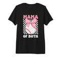 Leopard Mothers Day Mama Mom Both T-Shirt - Fun Novelty Design for Adults - T-Shirt, Sweatshirt, Hoodie