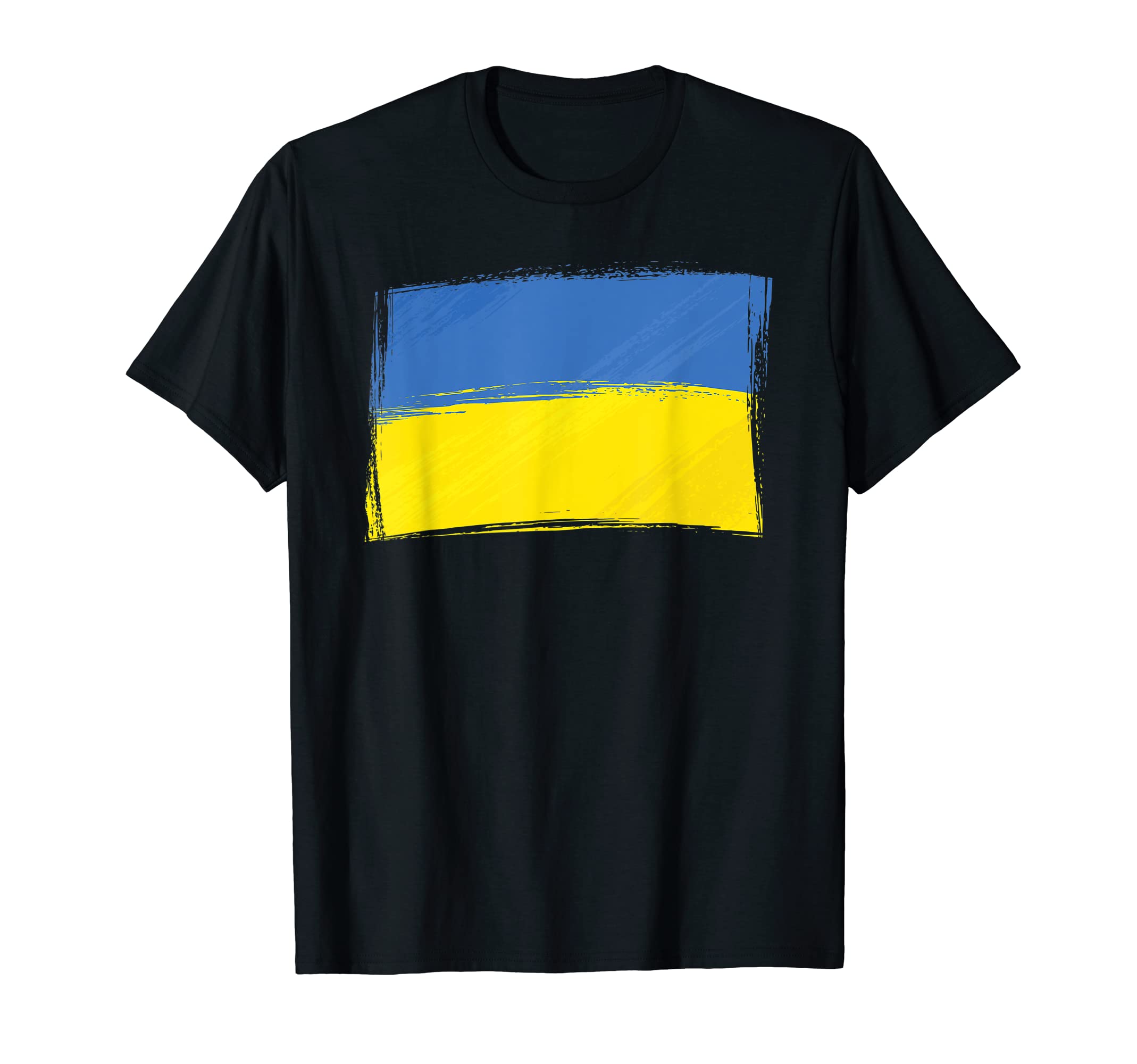 Ukrainian Distressed Flag Support Ukraine T-Shirt - Graphic Print Men Women - T-Shirt, Sweatshirt, Hoodie