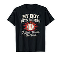 Mom Baseball Proud Son Home Run T-Shirt - Minimalist Print for Adults - T-Shirt, Sweatshirt, Hoodie