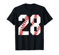 28 Baseball Number Jersey Baseball Mom T-Shirt - Custom Art Print Unisex - T-Shirt, Sweatshirt, Hoodie