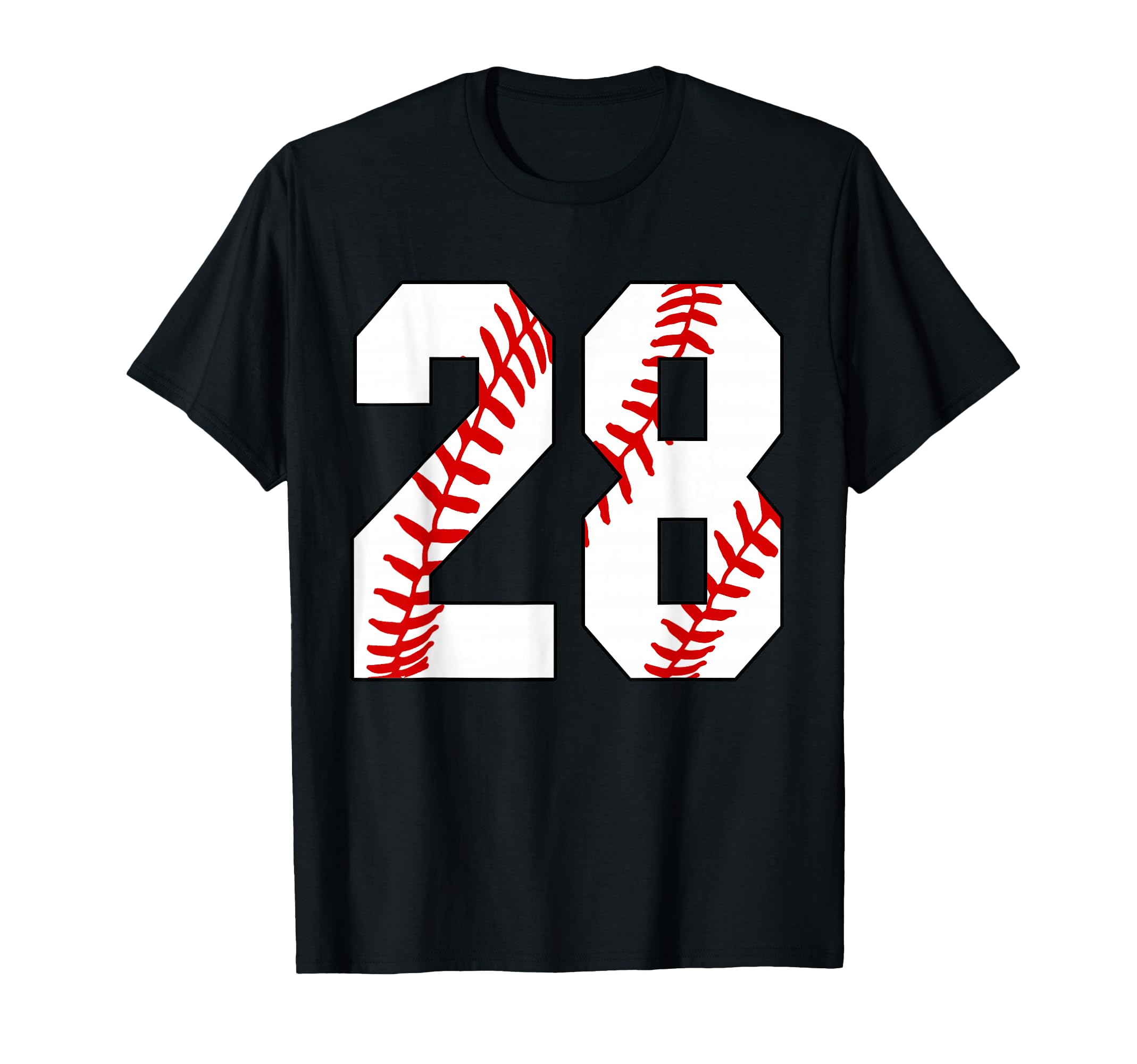 28 Baseball Number Jersey Baseball Mom T-Shirt - Custom Art Print Unisex - T-Shirt, Sweatshirt, Hoodie