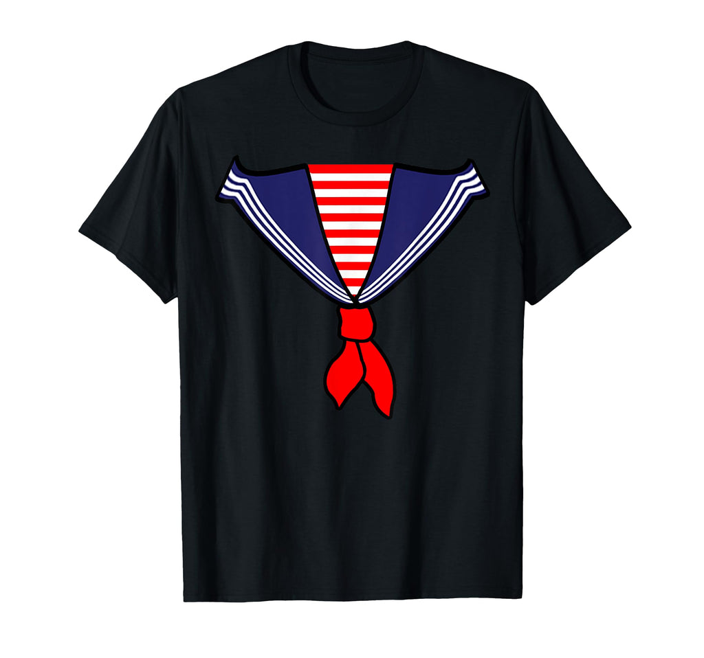 Deckhand Nautical Sailor Halloween Fancy T-Shirt - Graphic Print Men Women - T-Shirt, Sweatshirt, Hoodie