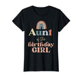 Aunt Birthday Boho Rainbow Party T-Shirt - Aesthetic Graphic Men Women - T-Shirt, Sweatshirt, Hoodie