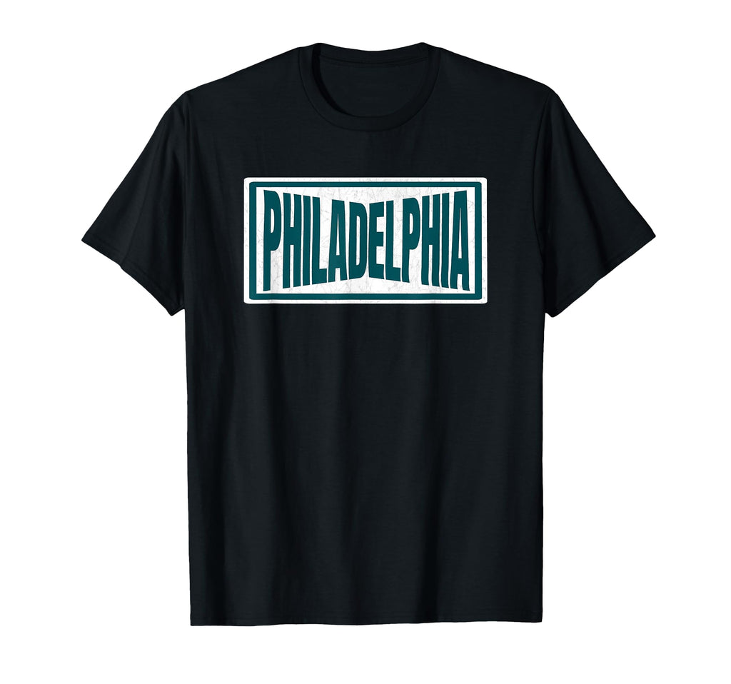 Philadelphia Green White Striped T-Shirt - Trendy Graphic Unisex - T-Shirt, Sweatshirt, Hoodie