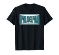 Philadelphia Green White Striped T-Shirt - Trendy Graphic Unisex - T-Shirt, Sweatshirt, Hoodie
