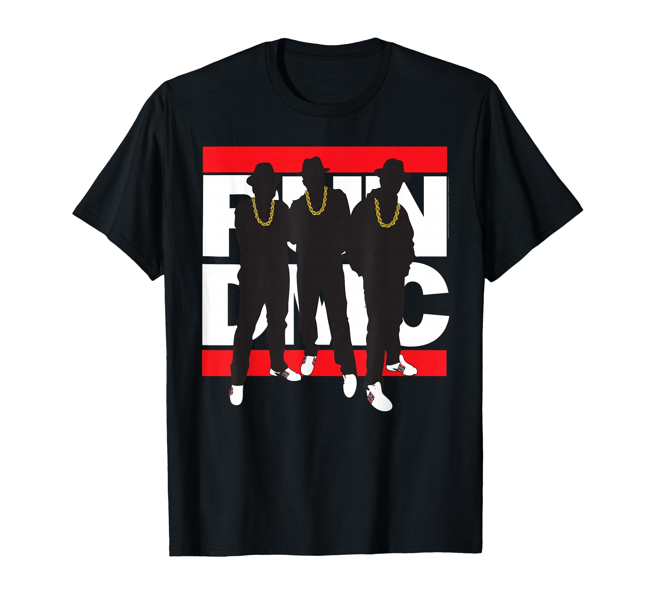 Run Dmc Silhouette Band Small T-Shirt - Graphic Print Men Women - T-Shirt, Sweatshirt, Hoodie