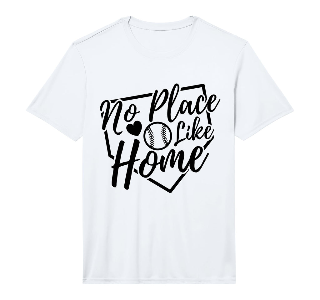 No Place Like Home Baseball Mom Life T-Shirt - Streetwear Style Unisex - T-Shirt, Sweatshirt, Hoodie