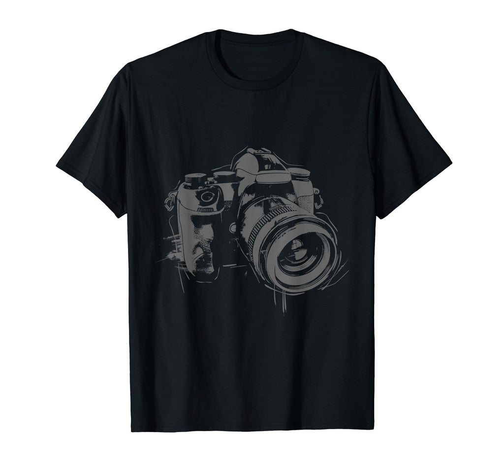 Camera Photography Watercolor Art T-Shirt - Streetwear Style for Adults - T-Shirt, Sweatshirt, Hoodie