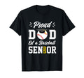 Proud Dad Baseball Senior 2025 Dad T-Shirt - Aesthetic Graphic Unisex - T-Shirt, Sweatshirt, Hoodie