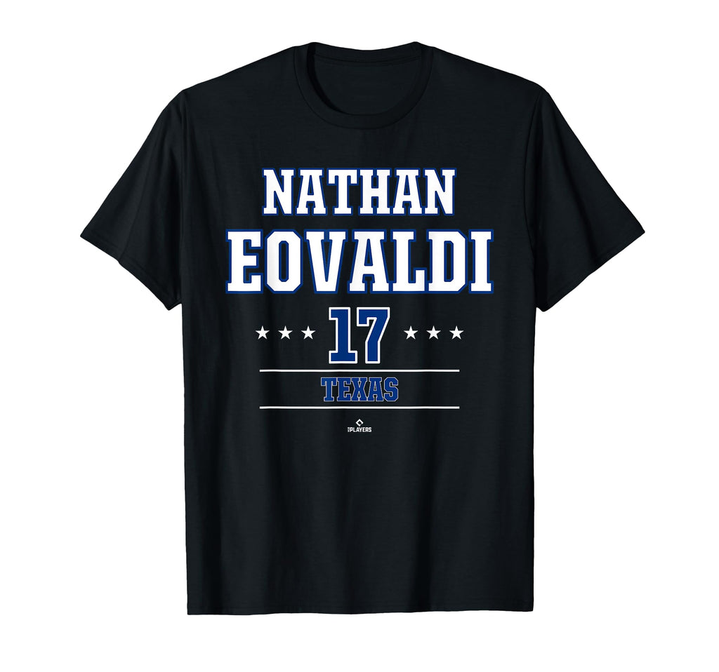 Baseball Star Nathan Eovaldi Texas T-Shirt - Aesthetic Graphic for Adults - T-Shirt, Sweatshirt, Hoodie