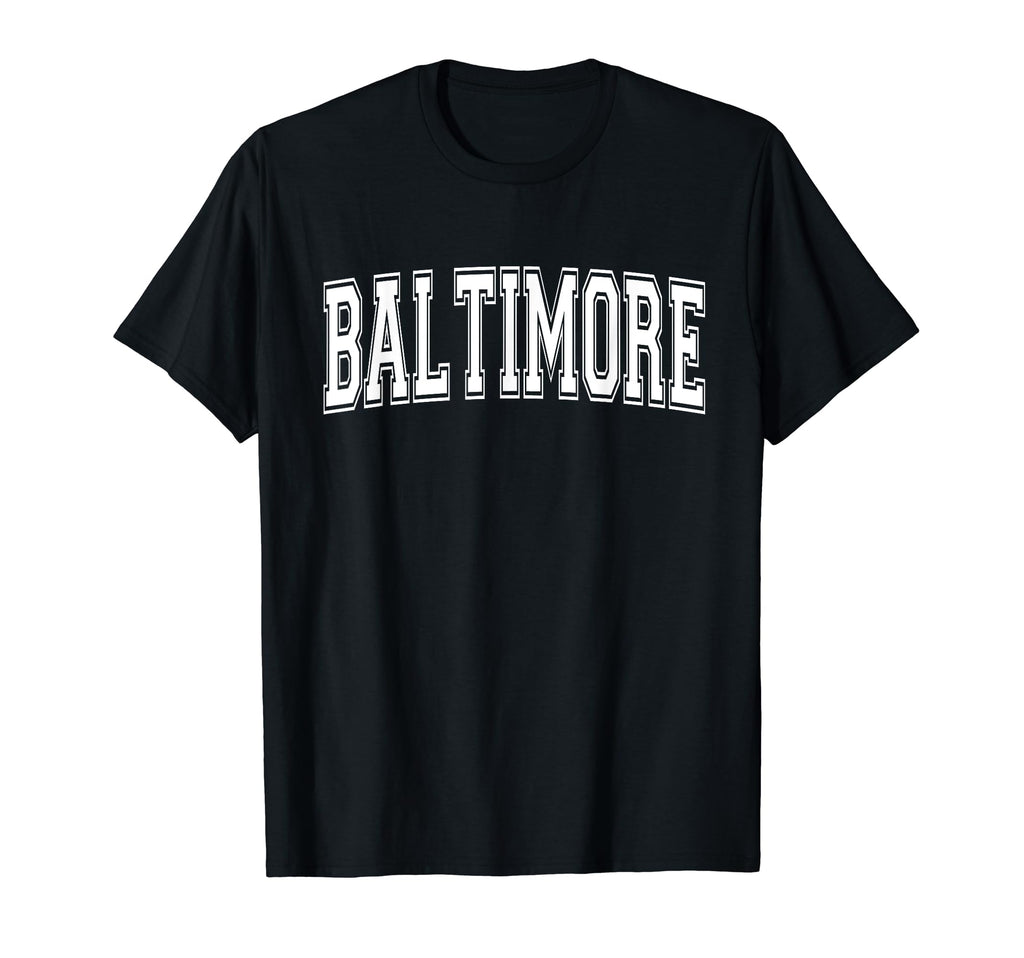 Baltimore Md Maryland Usa Sports T-Shirt - Custom Art Print for Adults - T-Shirt, Sweatshirt, Hoodie