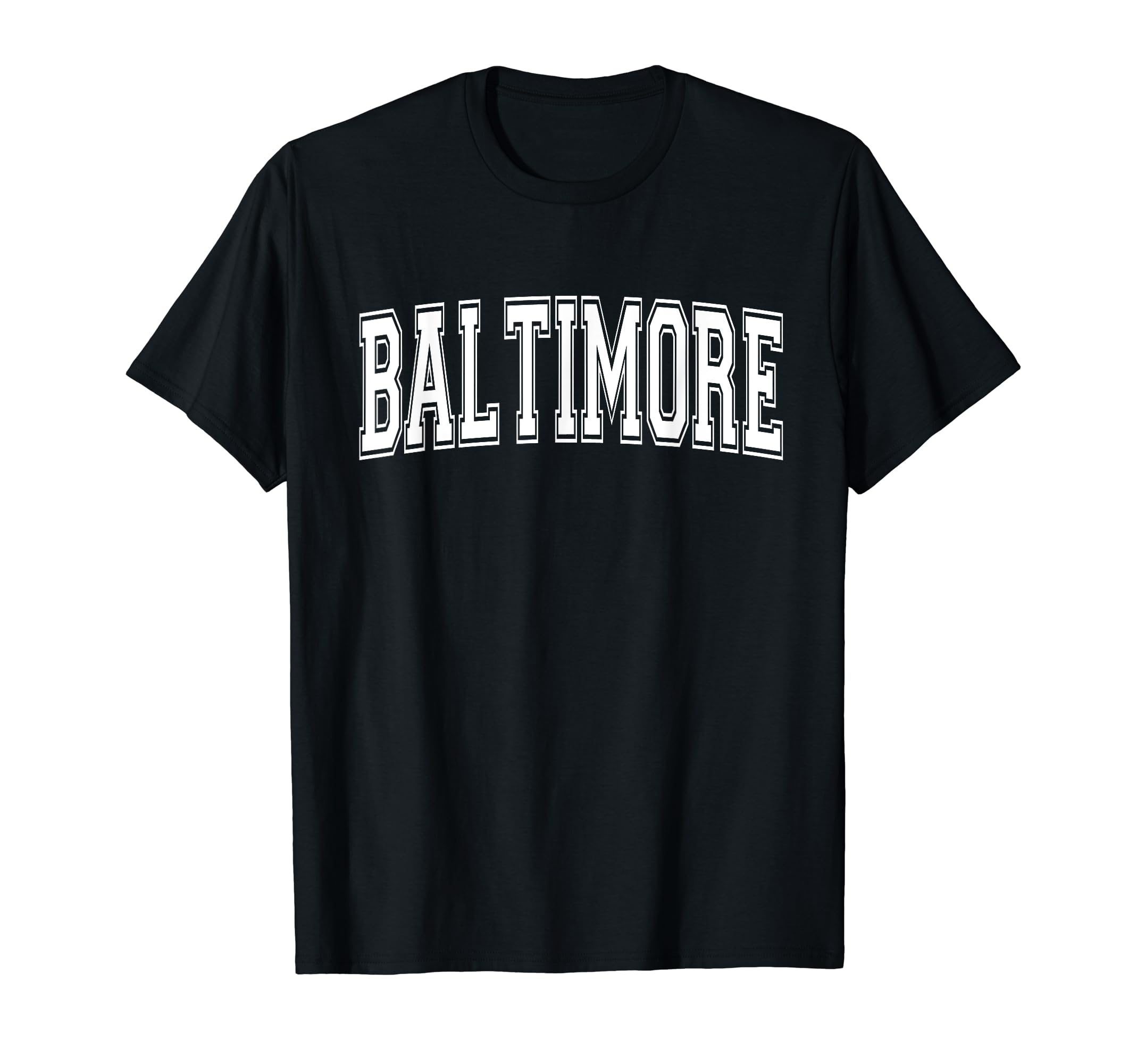 Baltimore Md Maryland Usa Sports T-Shirt - Custom Art Print for Adults - T-Shirt, Sweatshirt, Hoodie