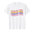 Groovy Football Mom Wavy Text Game Day T-Shirt - Unique Graphic Unisex - T-Shirt, Sweatshirt, Hoodie