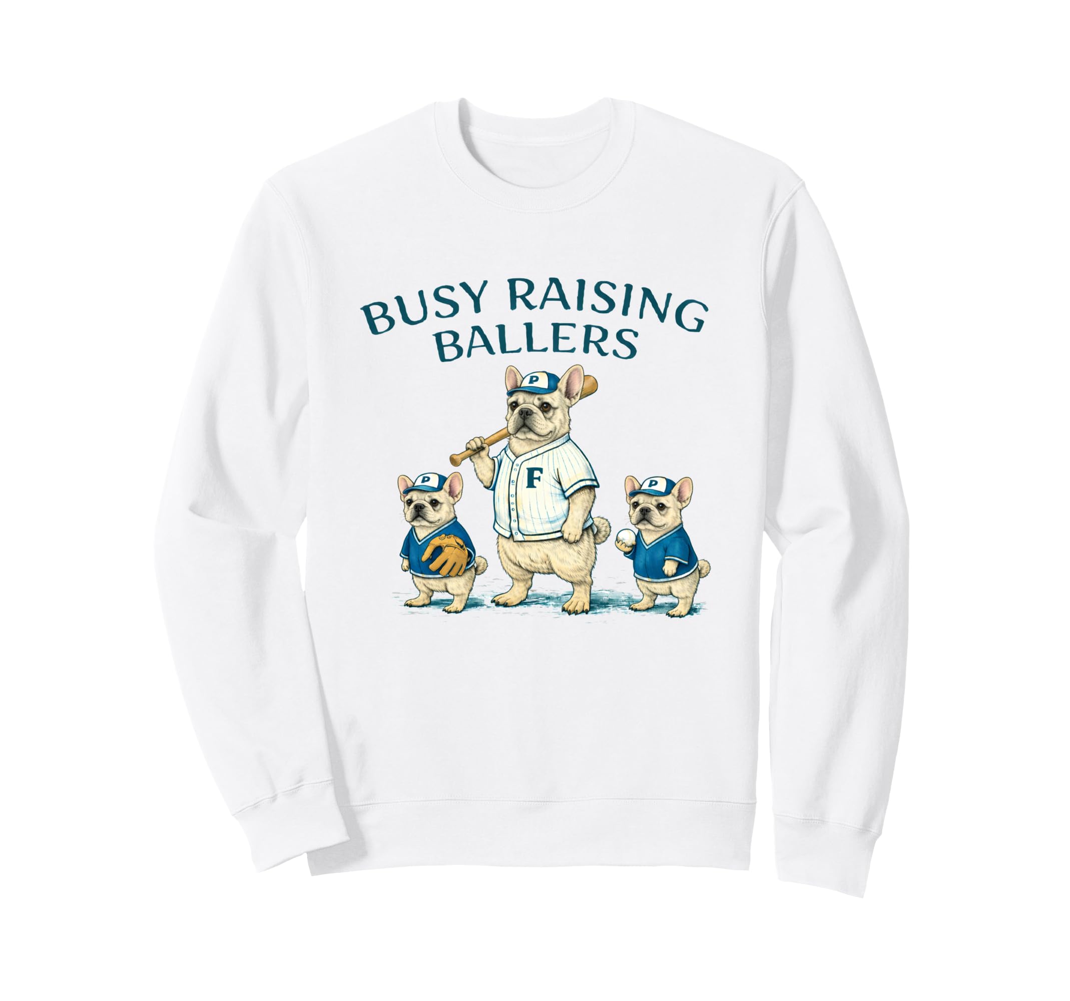 Busy Raising Baller Baseball Sweatshirt - Custom Art Print Men Women - T-Shirt, Sweatshirt, Hoodie