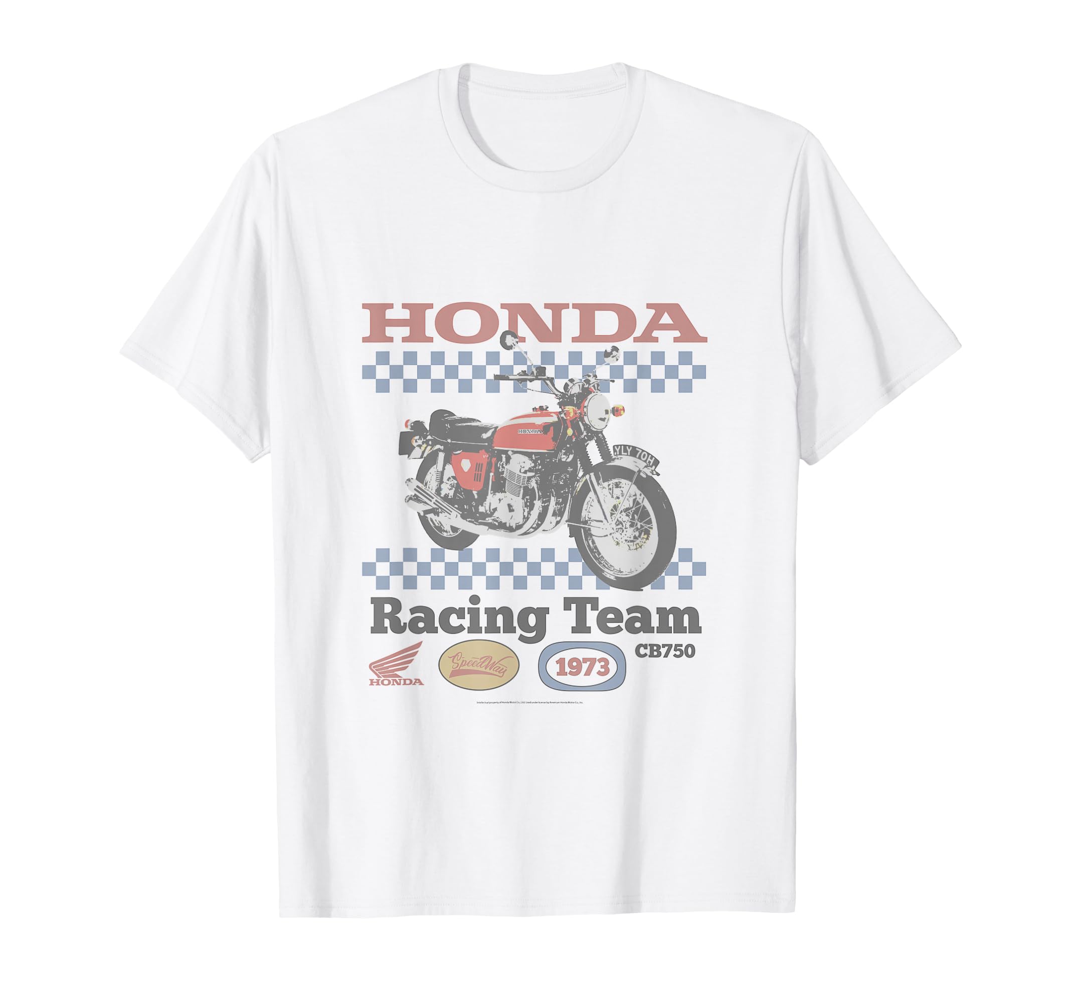Honda Powersports Cb750 Racing Team T-Shirt - Graphic Print Men Women - T-Shirt, Sweatshirt, Hoodie