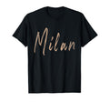 Milan Italy Elegant T-Shirt - Custom Art Print Unisex - T-Shirt, Sweatshirt, Hoodie
