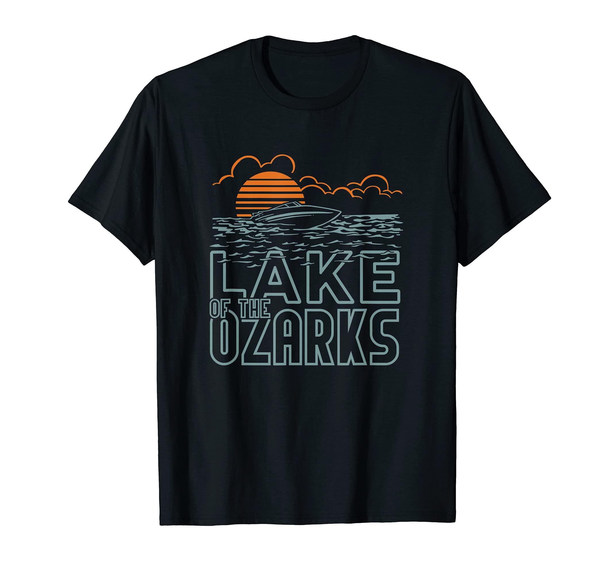 Lake Ozarks Missouri Sunset T-Shirt - Streetwear Style for Adults - T-Shirt, Sweatshirt, Hoodie