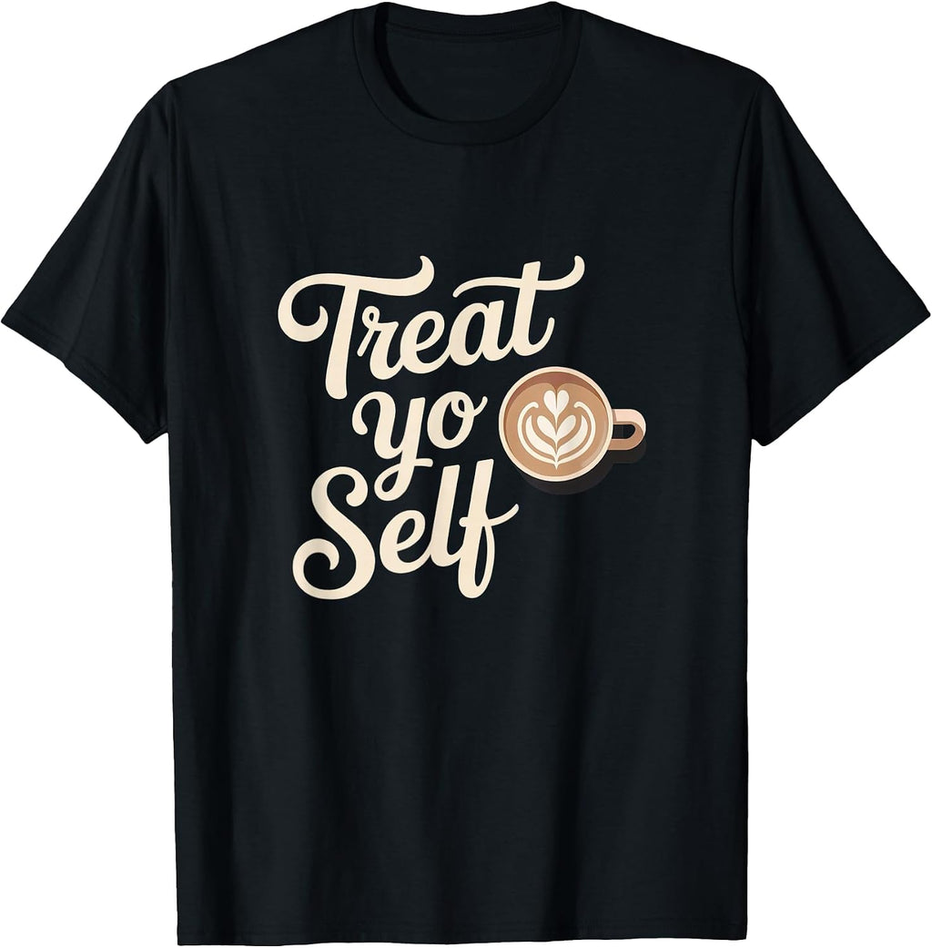 Treat Yo Self Funny Parks Rec Recreation Merch - Adult & Kids T-Shirts, Sweatshirts & Hoodies apparel design preview 1
