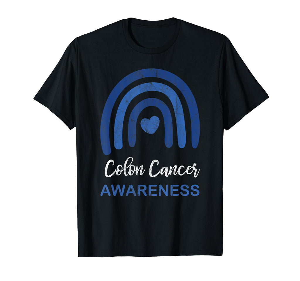 Colon Cancer Awareness Month T-Shirt - Aesthetic Graphic for Adults - T-Shirt, Sweatshirt, Hoodie