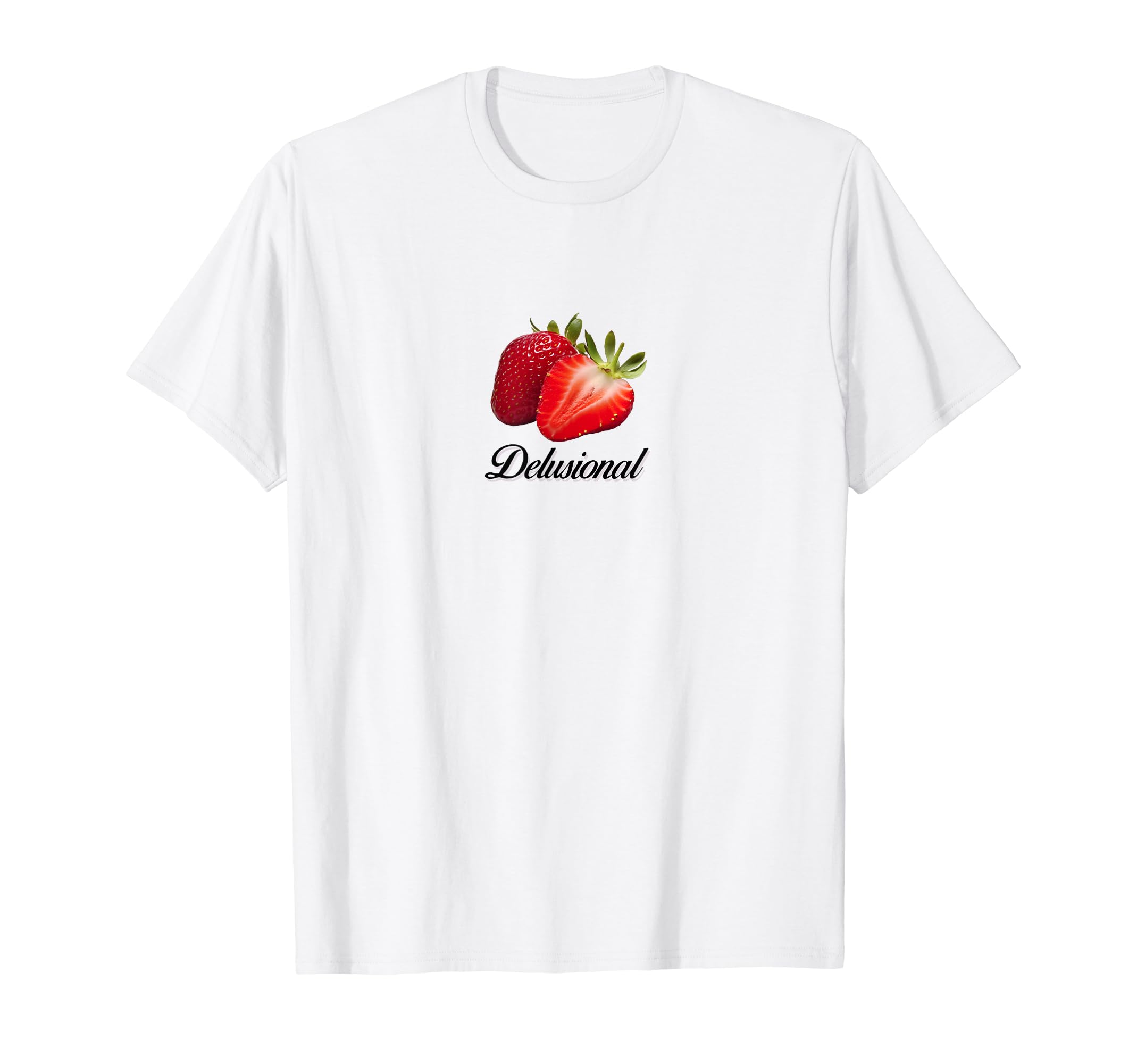 Delusional Coquette Strawberrys Y2K T-Shirt - Minimalist Print Unisex - T-Shirt, Sweatshirt, Hoodie