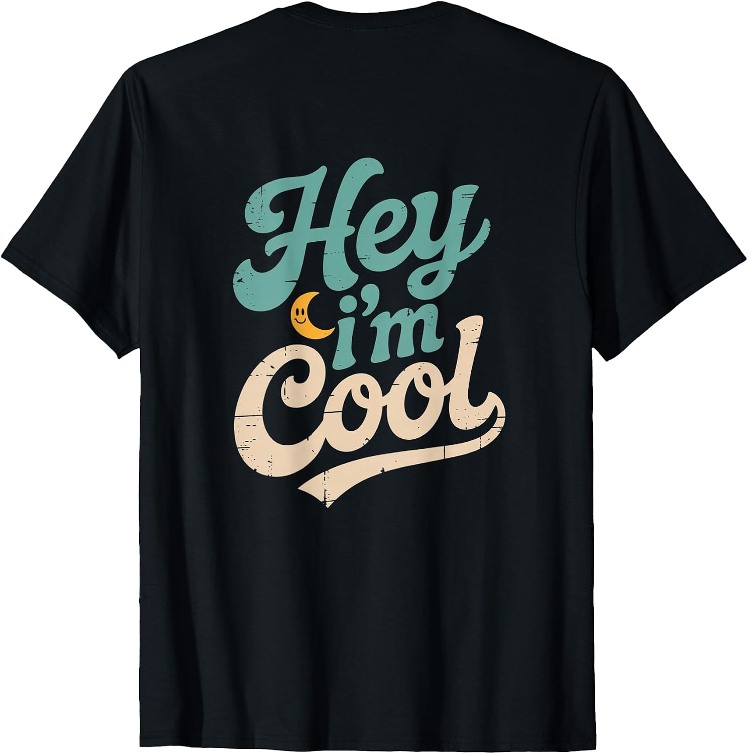Fun Cool Back Print People Hey I'm - Adult & Kids T-Shirts, Sweatshirts & Hoodies apparel design preview 1