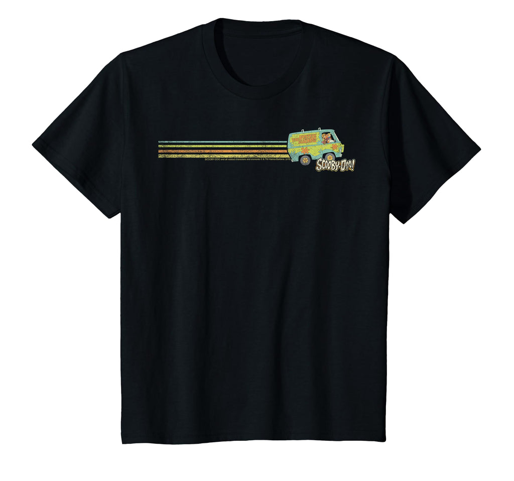 Scooby Doo Mystery Machine Stripe T-Shirt - Minimalist Print for Adults - T-Shirt, Sweatshirt, Hoodie