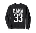Number 33 Mama Biggest Fan Spirit Sweatshirt - Aesthetic Graphic Men Women - T-Shirt, Sweatshirt, Hoodie