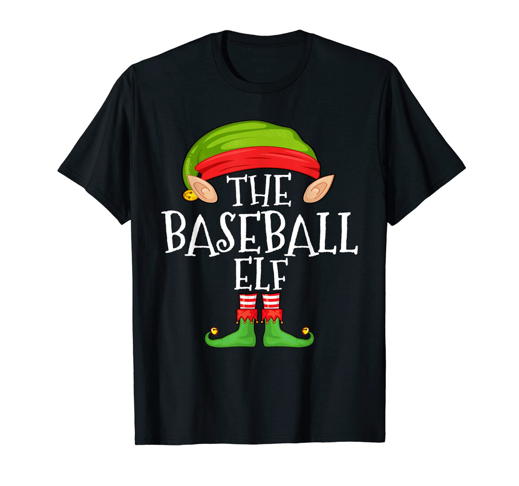Baseball Elf Matching Family Elf T-Shirt - Aesthetic Graphic Unisex - T-Shirt, Sweatshirt, Hoodie