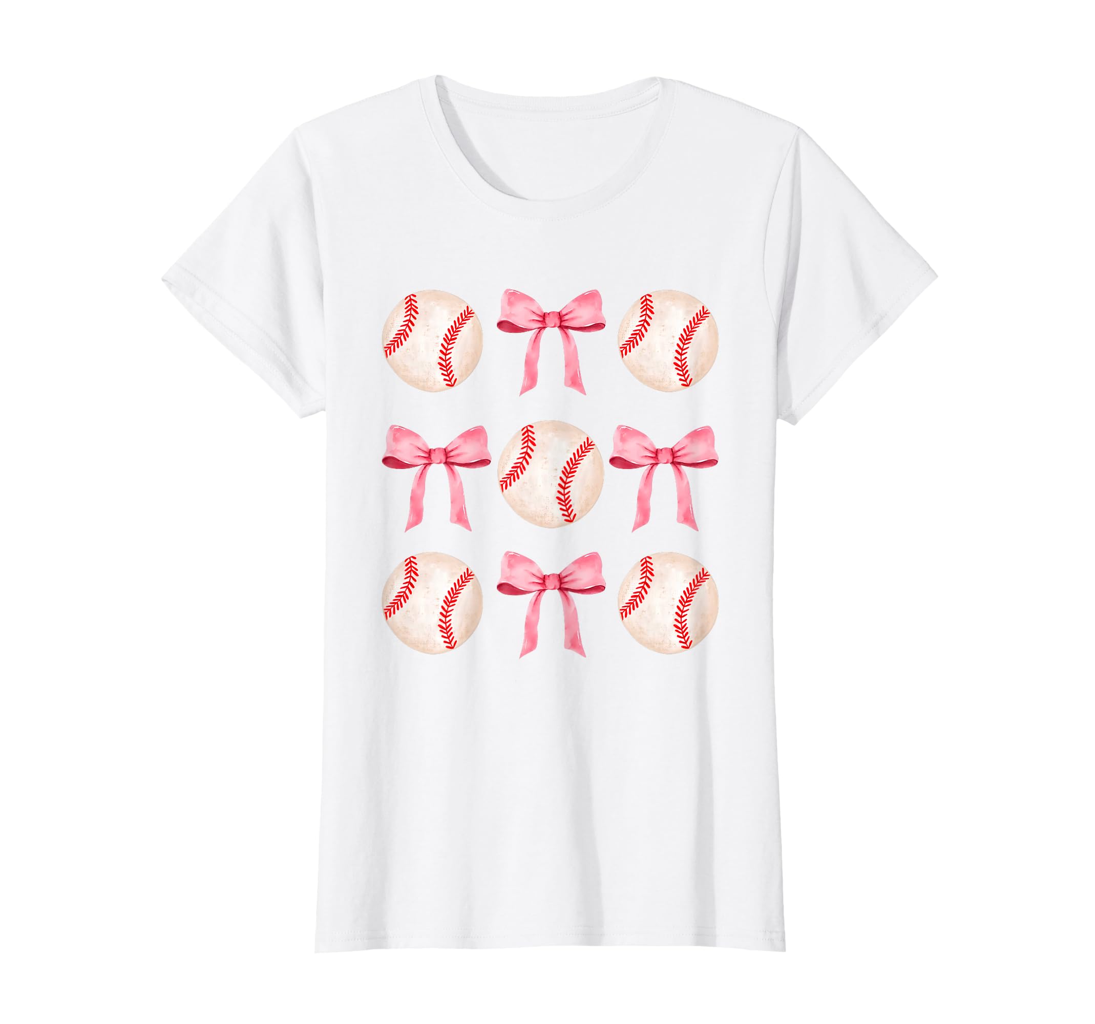 Teen Baseball Player Girly Softball T-Shirt - Minimalist Print for Adults - T-Shirt, Sweatshirt, Hoodie