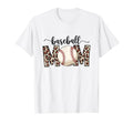 Leopard American Baseball Mom Mama T-Shirt - Aesthetic Graphic Unisex - T-Shirt, Sweatshirt, Hoodie