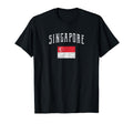 Singapore Singapore Flag Distressed T-Shirt - Trendy Graphic Unisex - T-Shirt, Sweatshirt, Hoodie