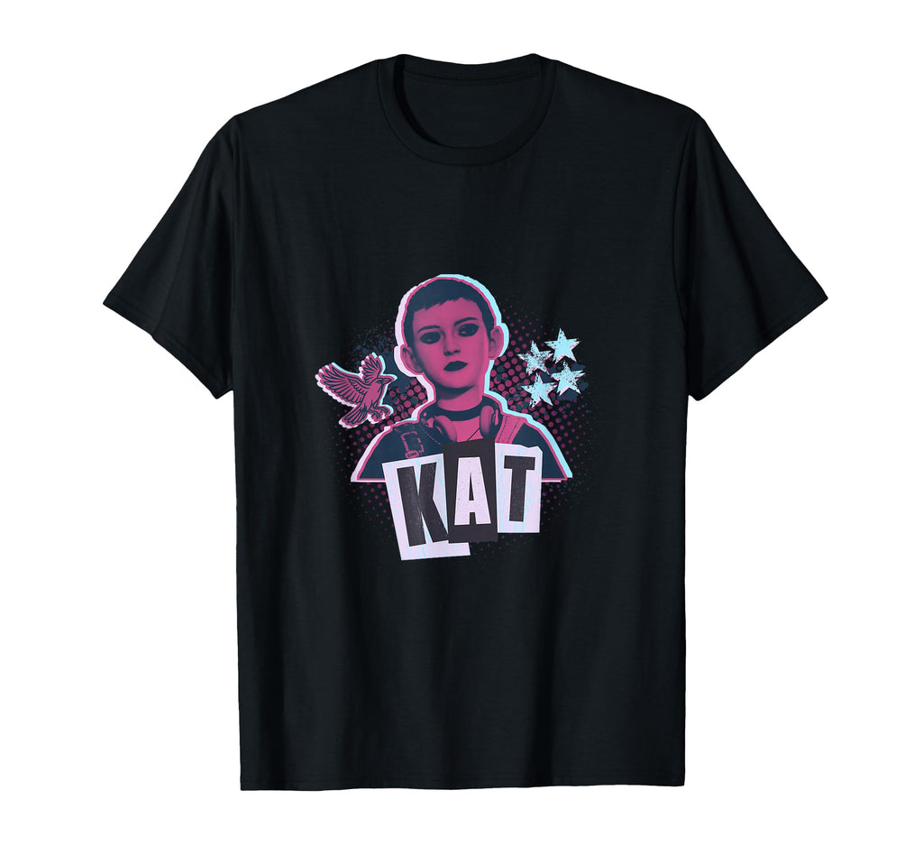 Kat Mikaelsen Short Hair 90S Grunge Lost T-Shirt - Streetwear Style Unisex - T-Shirt, Sweatshirt, Hoodie