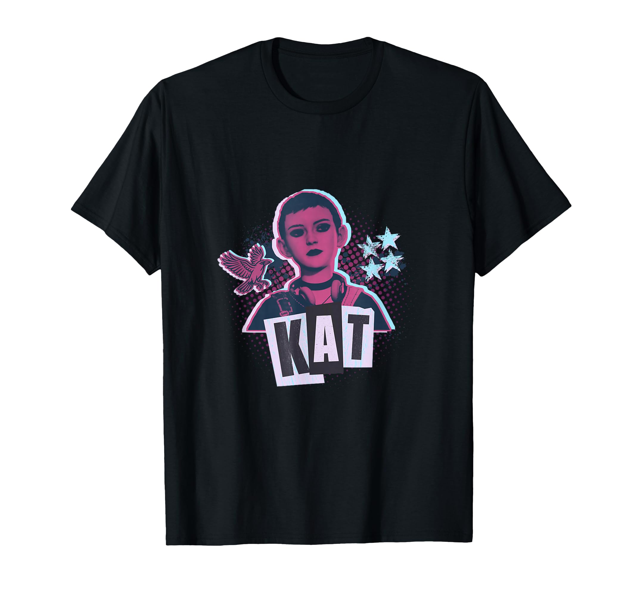 Kat Mikaelsen Short Hair 90S Grunge Lost T-Shirt - Streetwear Style Unisex - T-Shirt, Sweatshirt, Hoodie