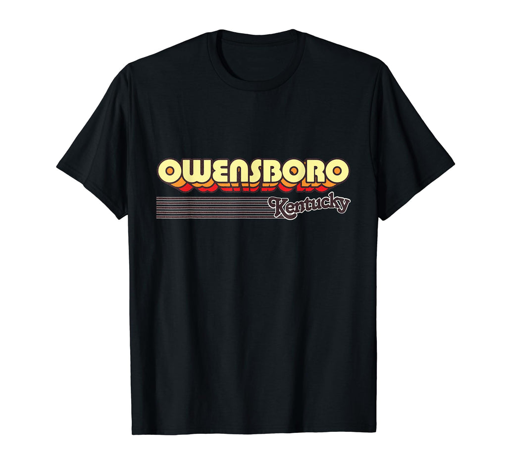 Owensboro Kentucky Stripes T-Shirt - Trendy Graphic Men Women - T-Shirt, Sweatshirt, Hoodie