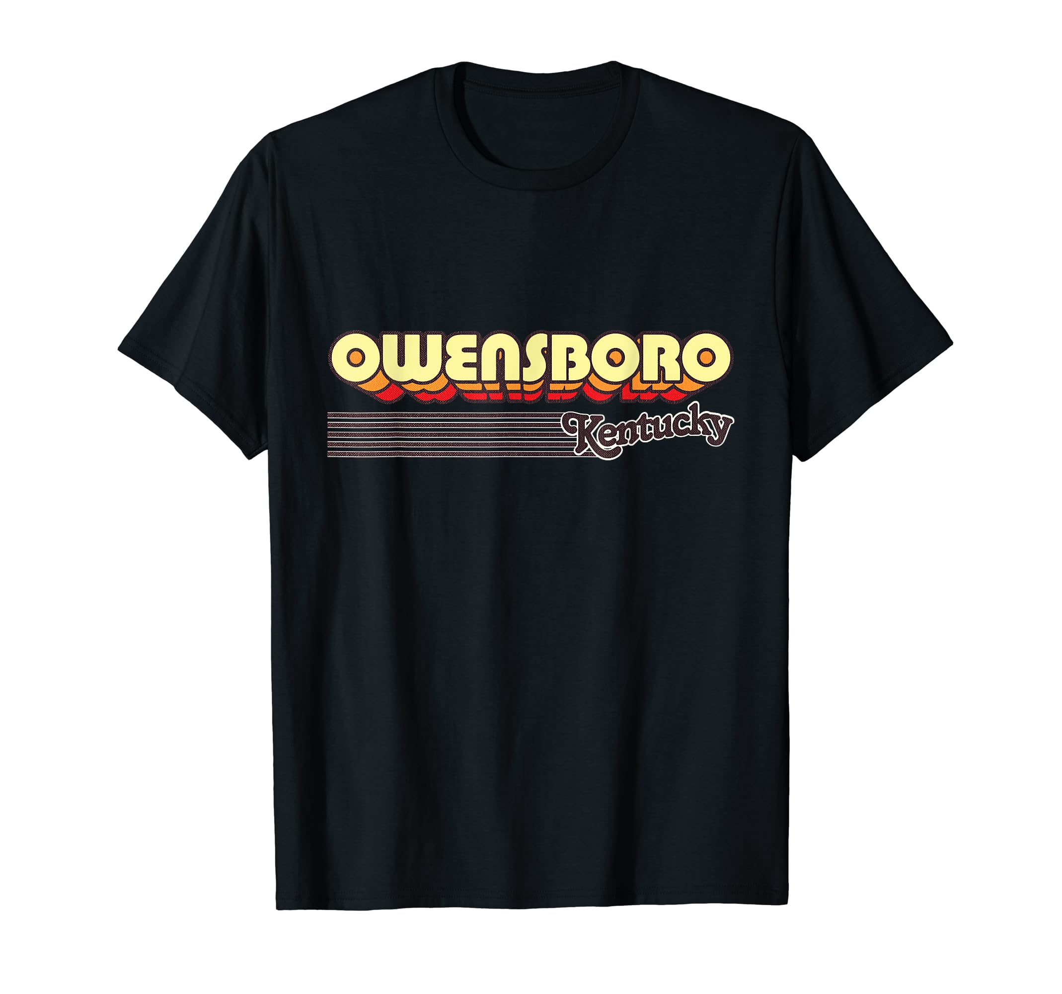 Owensboro Kentucky Stripes T-Shirt - Trendy Graphic Men Women - T-Shirt, Sweatshirt, Hoodie
