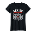 Proud Senior Mom Baseball Class 2024 Gift T-Shirt - Novelty Apparel Unisex - T-Shirt, Sweatshirt, Hoodie