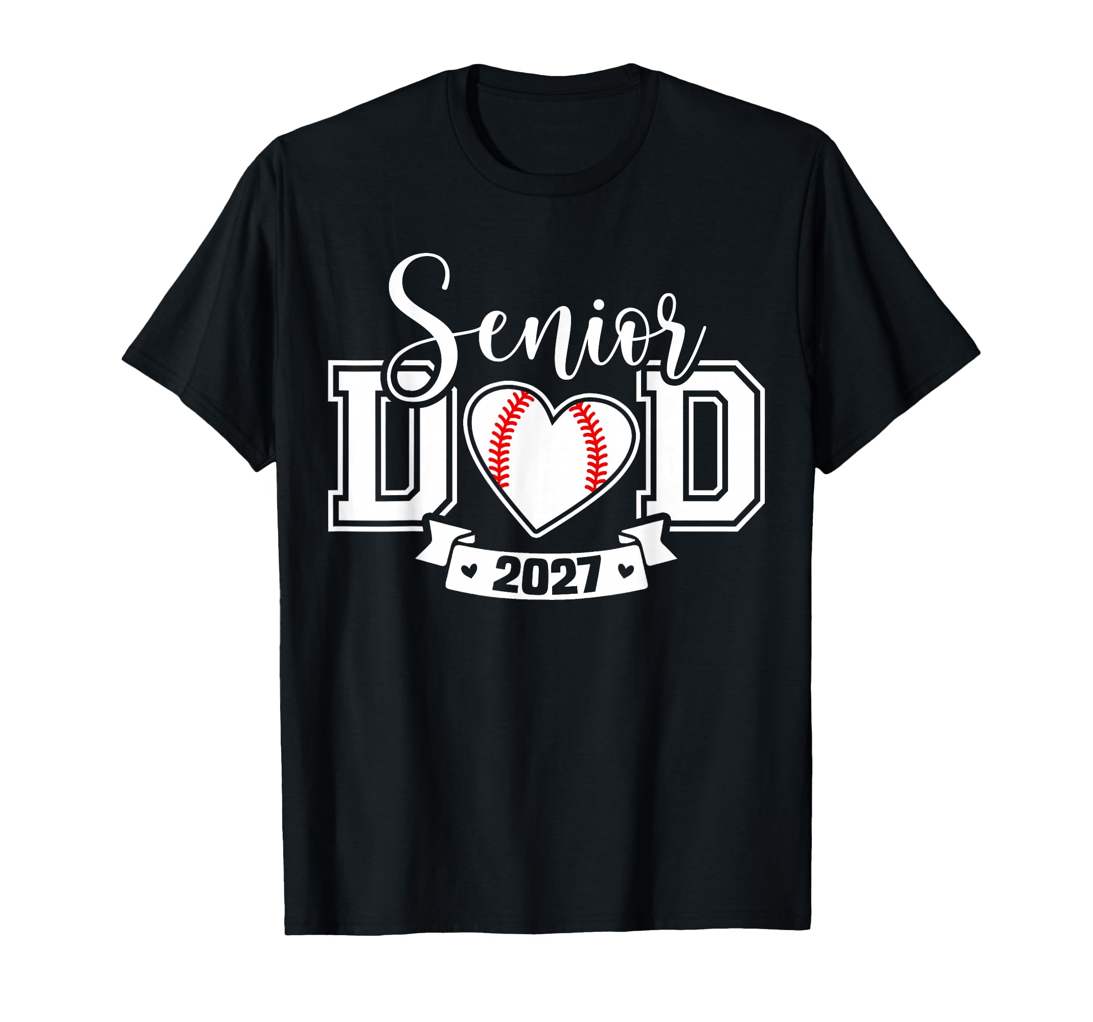 Senior Baseball Dad Class 2027 T-Shirt - Custom Art Print Unisex - T-Shirt, Sweatshirt, Hoodie