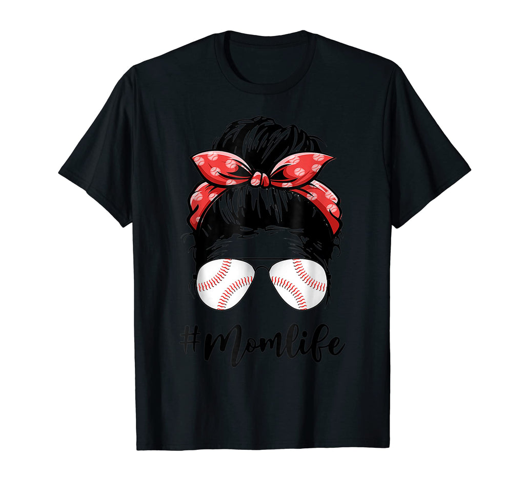 Mom Life Softball Baseball Mothers T-Shirt - Streetwear Style for Adults - T-Shirt, Sweatshirt, Hoodie